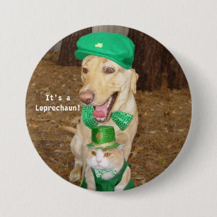 Leprechaun Sighting 3 Inch Round Button