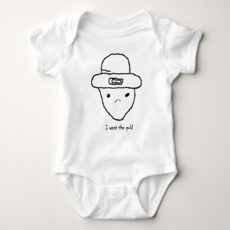 Leprechaun Sketch Baby Bodysuit