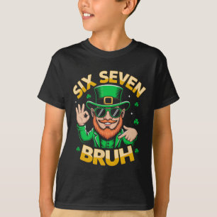 Leprechaun St Patricks Day Boys Kids 67 Meme Six S T-Shirt