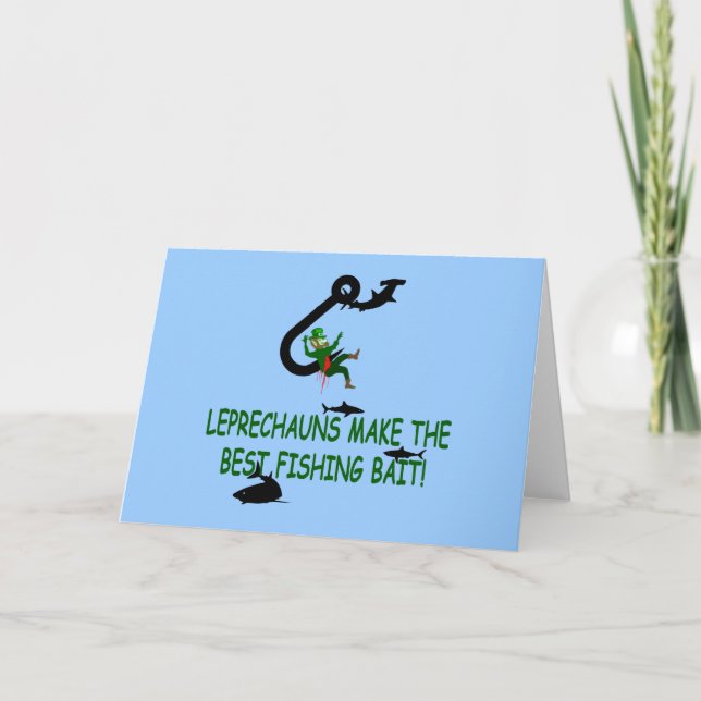 Leprechaun St Patricks day Card (Front)