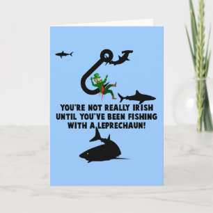 Leprechaun St Patricks day Card