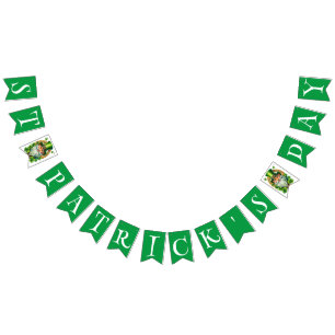 Leprechaun St Patrick's Day Celebration Bunting Flags
