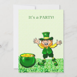 Leprechaun St. Patrick's Day Invitation