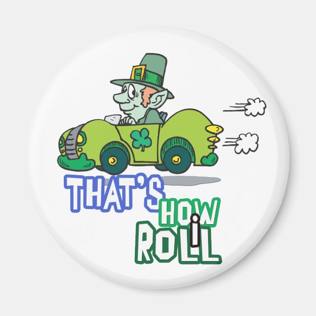Leprechaun St. Pattys Magnet (Front)