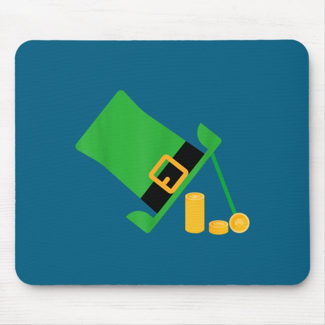 Leprechaun Trap St Patricks Day Funny Irish March  Mouse Pad (Front)