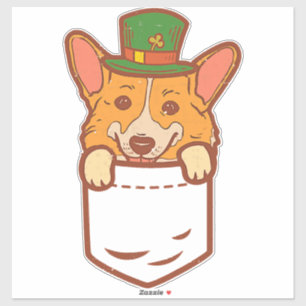 Leprechaun Welsh Corgi Pocket St Patricks Day Pet