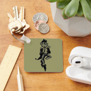 Leprechaun with Flute Keychain