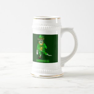 leprechaun zombie wants beer stein