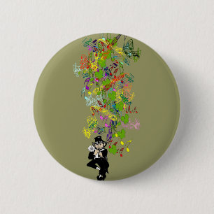 LeprechaunBlackPants 2 Inch Round Button
