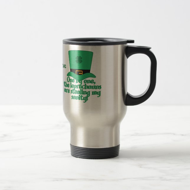 Leprechauns Stealing Sanity custom mugs (Right)