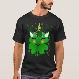 Lepricorn Leprechaun Unicorn Shamrock C St Patrick T-Shirt