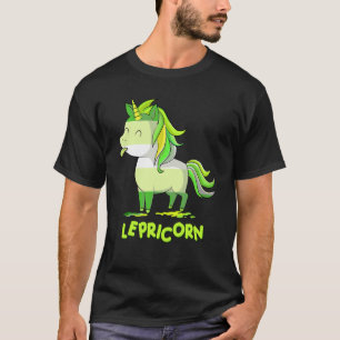 Lepricorn Leprechaun Unicorn St Patricks Day Kids T-Shirt