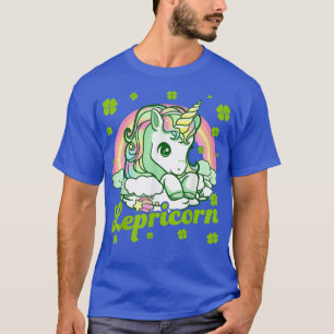 Lepricorn Rainbow St Patricks Day Unicorn Girls Ki T-Shirt