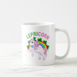 Lepricorn St. Patrick Day   Lucky Rainbow Coffee Mug