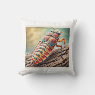 Leptaulax 040924IREF232 - Watercolor Throw Pillow