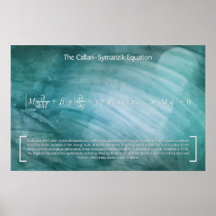 L'équation Callan-Symanzik - Poster Math