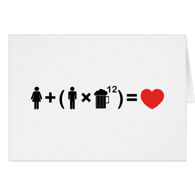 L'équation d'amour pour les hommes (Devant horizontal)