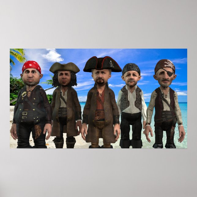 L'équipage du pirate = Petite affiche (Devant)