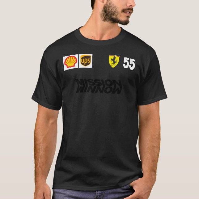 L'équipe Carlos Sainz SF 2021 porte un T-shirt cla (Devant)