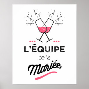 L'équipe de la mariée poster