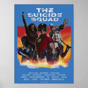L'équipe du suicide   Poster de cinéma de style ré