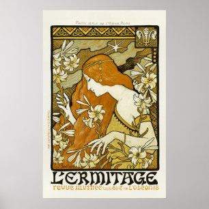 L'Ermitage - Poster Art Nouveau de Paul Berthon