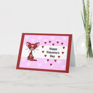 Leroy Cat - Valentine's Day Card (Meet the Mews)