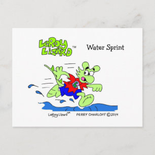 LeRoy Lizard Postcard