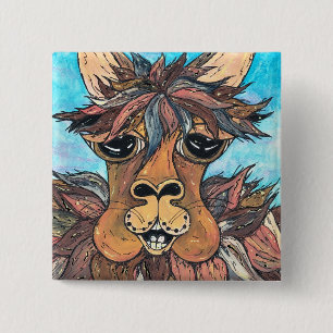 Leroy the Llama button
