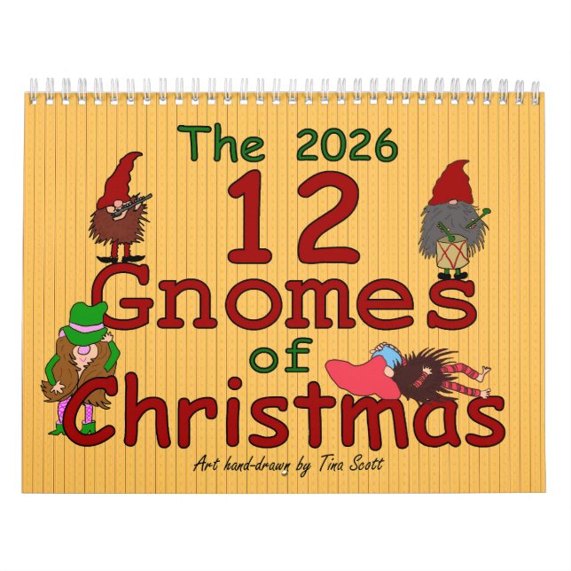 Les 12 Gnomes du calendrier Noël 2026 (Protection)