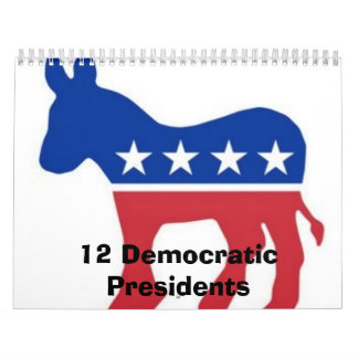 Les 12 Présidents Democratic calendrier