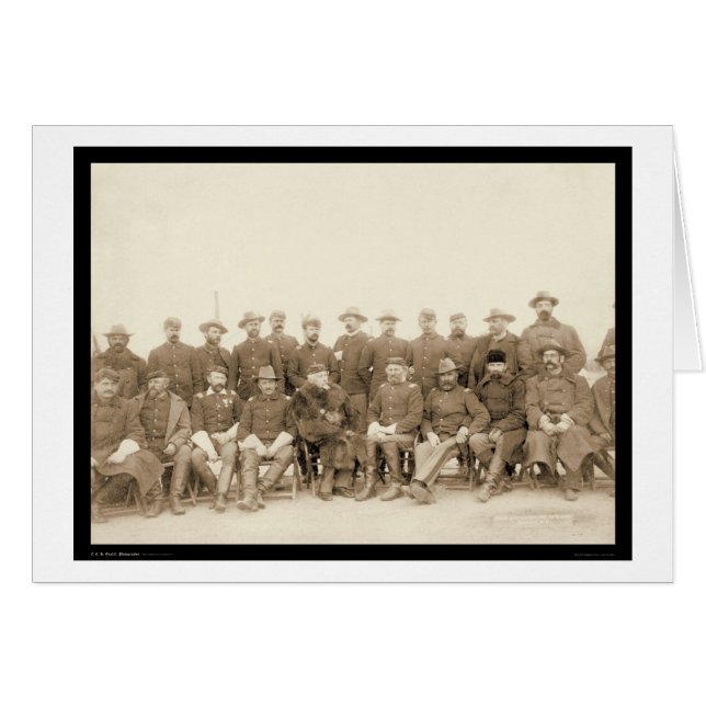 Les 7e officiers de cavalerie combattant SD 1891 (Devant horizontal)