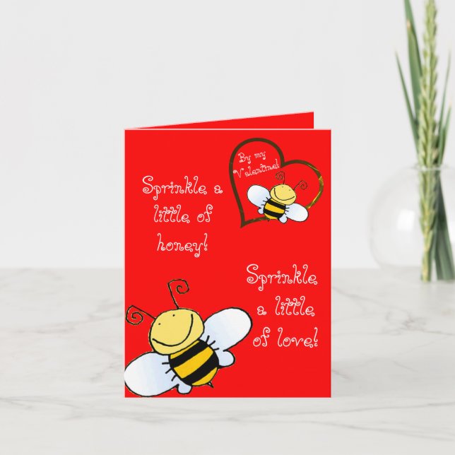 Les Abeilles mignonnes Soyez Ma Saint Valentin Pho (Devant)