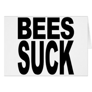 Les abeilles sucent