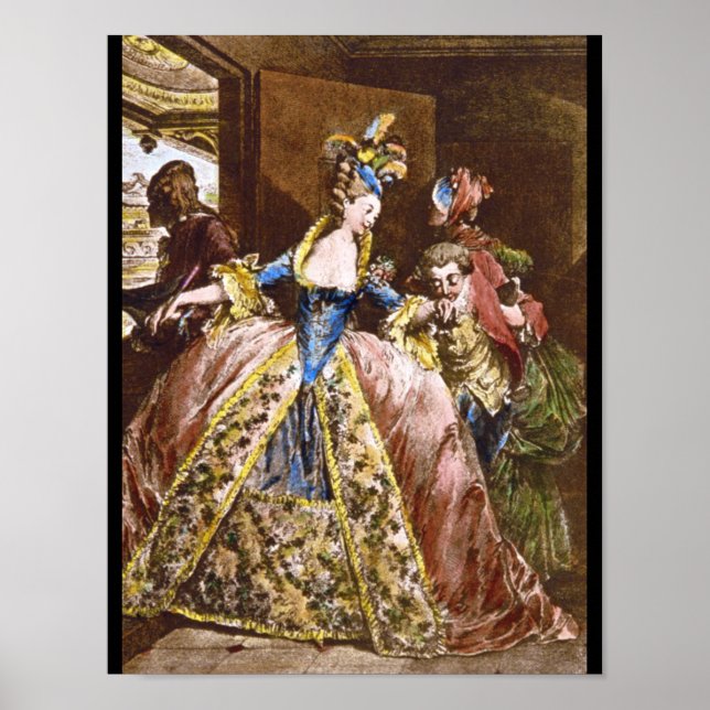 Les Adieux', Jean Michel Moreau_Engravings Poster (Front)