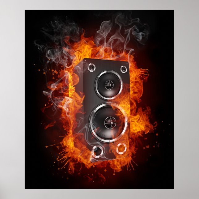Les affiches de musique chaude de Smokin (Devant)
