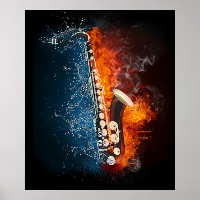 Les affiches de musique chaude de Smokin (Devant)