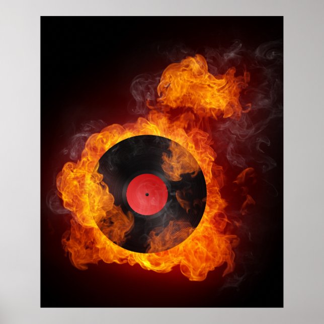 Les affiches de musique chaude de Smokin (Devant)