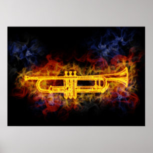 Les affiches de musique chaude de Smokin