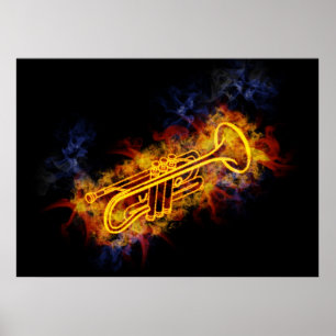 Les affiches de musique chaude de Smokin
