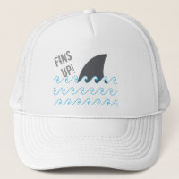 Les ailerons de requin ondule le casquette drôle