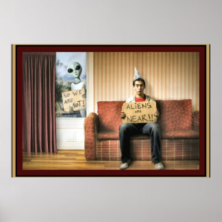 Les Aliens sont proches - Grande affiche