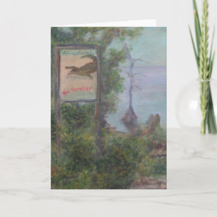 LES ALLIGATORS FASSENT ATTENTION ! Carte de voeux