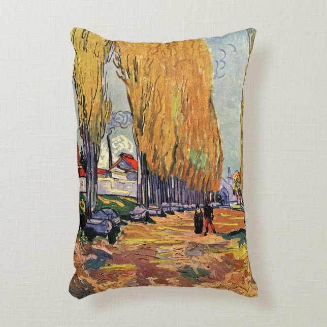 Les Alyscamps (Cemetery) by Vincent van Gogh Accent Pillow (Front(Vertical))