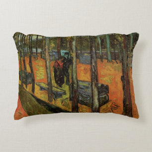 Les Alyscamps (Cemetery) by Vincent van Gogh Accent Pillow