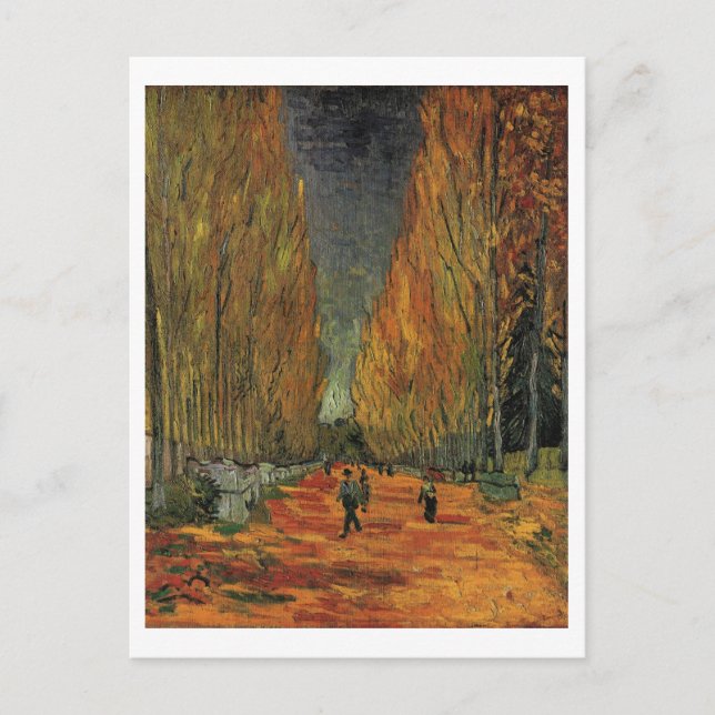 Les Alyscamps Van Gogh Fine Art Postcard (Front)