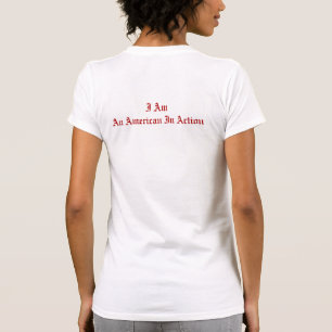 Les Américains en action Liberté T-shirt féminin