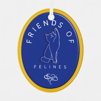 Les amis personnalisés de Felines Ornement