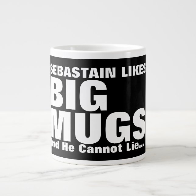 Les Amoureux Personnalisés Aiment Les Grosses Mugs (Devant)