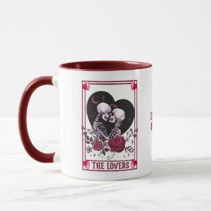 Les amoureux Skeleton Couple Valentine's Day Mug